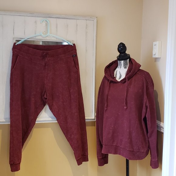 Frankie & Stella   Acid Washed Hoodie & Joggers/SET - Picture 1 of 5